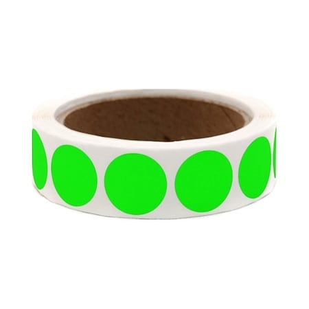 1 Color Code Circles Flo GR 1000roll, PK1000 MPN:119-0004X