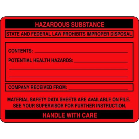Label, 2 in x 2 11/16 in, Paper, PK1000 MPN:140513