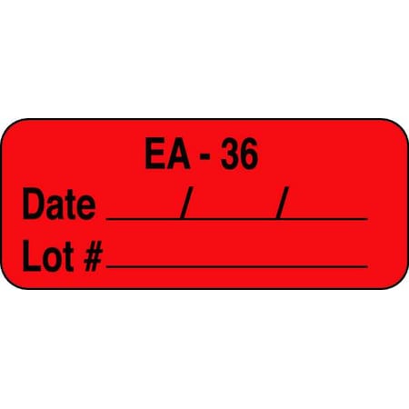 Label, 5/8 In. H, 1-11/16 In. W, PK1000, 141432 MPN:141432