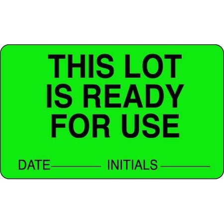 Label, Green, Paper, PK1000 MPN:141455