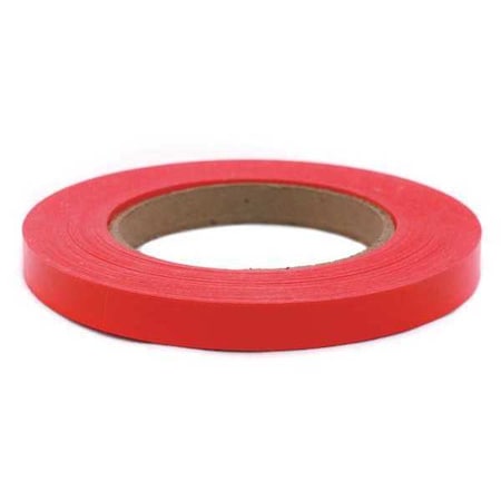 Pressure Sensitive Paper Tape, 1/2 in W x 60 yd L, 6.0 mil Thick, Red, Rubber Adhesive MPN:23021R