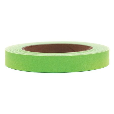 Masking Tape, 3/4 in W x 60 yd L, 6 mil Thick, Green, Rubber Adhesive MPN:23022G