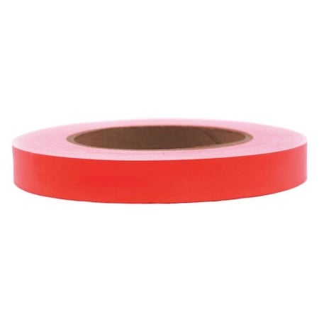 Masking Tape, 3/4 in W x 60 yd L, 6 mil Thick, Red, Rubber Adhesive MPN:23022R