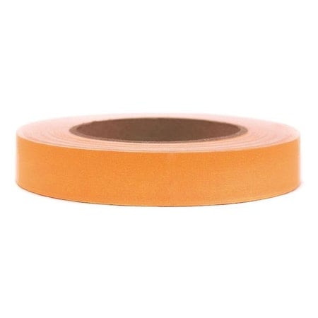 Masking Tape, 1 in W x 60 yd L, 6 mil Thick, Orange, Rubber Adhesive MPN:23023OR