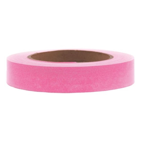 Masking Tape, 1 in W x 60 yd L, 6 mil Thick, Pink, Rubber Adhesive MPN:23023P