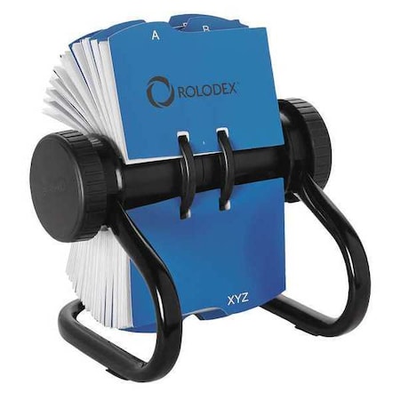 Rotary Card File, 400 Card, Black MPN:67236