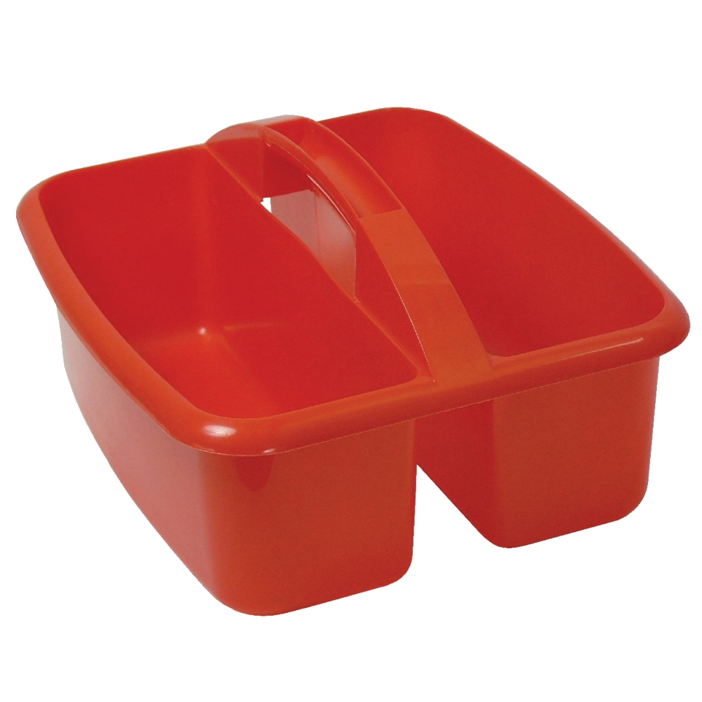 Romanoff Products Large Utility Caddy, 6 3/4inH x 11 1/4inW x 12 3/4inD, Red, Pack Of 3 MPN:ROM26002-3