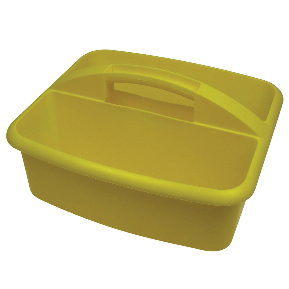 Romanoff Products Large Utility Caddy, 6 3/4inH x 11 1/4inW x 12 3/4inD, Yellow, Pack Of 3 MPN:ROM26003-3