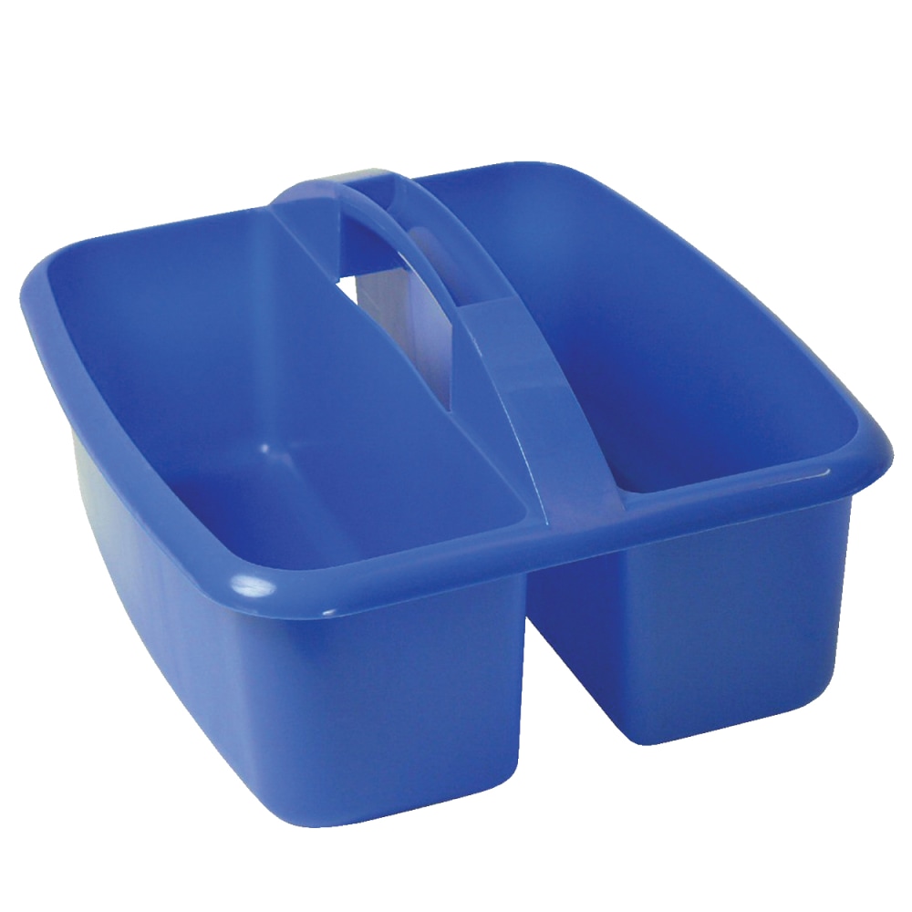 Romanoff Products Large Utility Caddy, 6 3/4inH x 11 1/4inW x 12 3/4inD, Blue, Pack Of 3 MPN:ROM26004-3