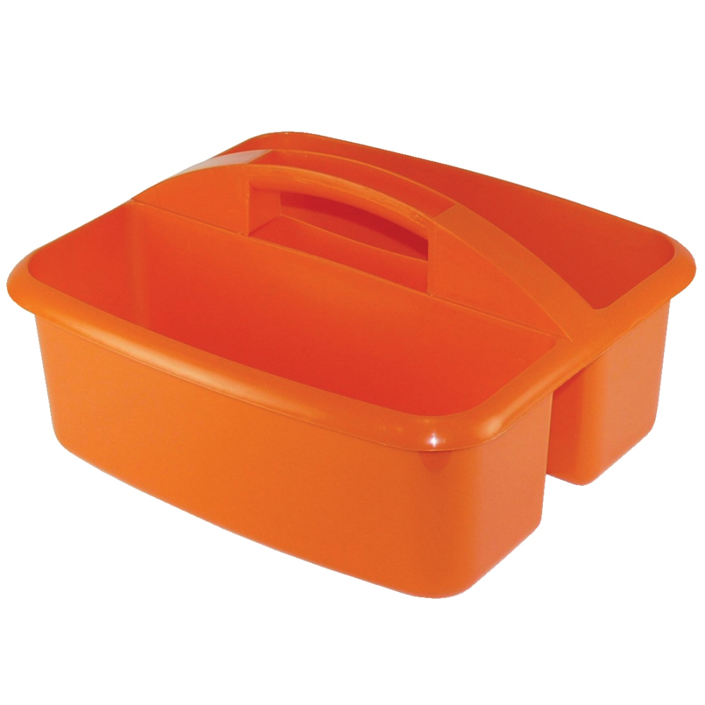 Romanoff Products Large Utility Caddy, 6 3/4inH x 11 1/4inW x 12 3/4inD, Orange, Pack Of 3 MPN:ROM26009-3