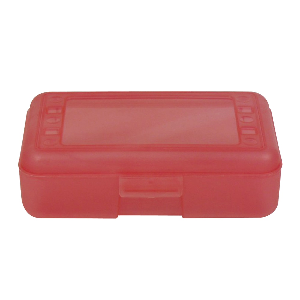 Romanoff Products Pencil Boxes, 8 1/2inH x 5 1/2inW x 2 1/2inD, Strawberry, Pack Of 12 MPN:ROM60222-12