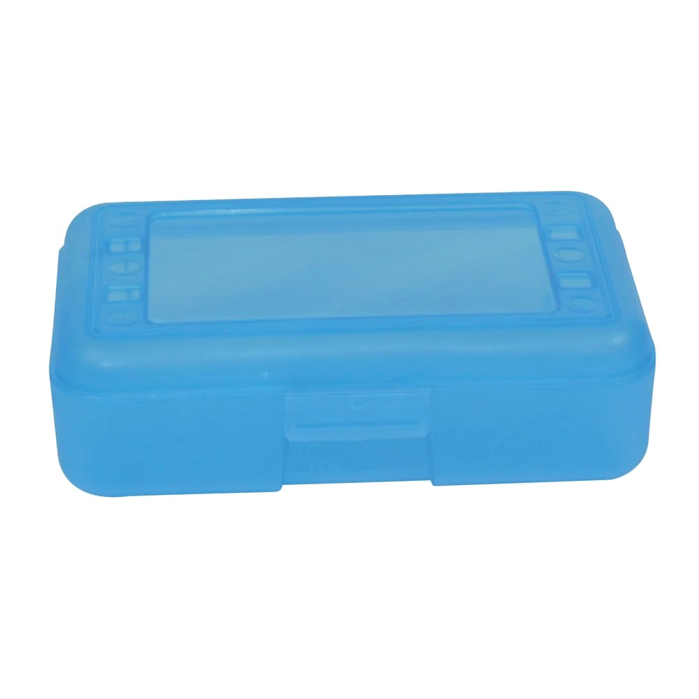 Romanoff Products Pencil Boxes, 8 1/2inH x 5 1/2inW x 2 1/2inD, Blueberry, Pack Of 12 MPN:ROM60224-12