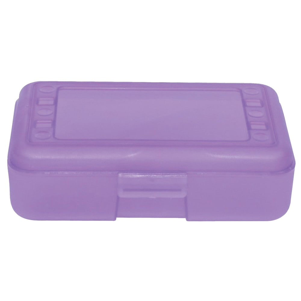 Romanoff Products Pencil Boxes, 8 1/2inH x 5 1/2inW x 2 1/2inD, Grape, Pack Of 12 MPN:ROM60226-12