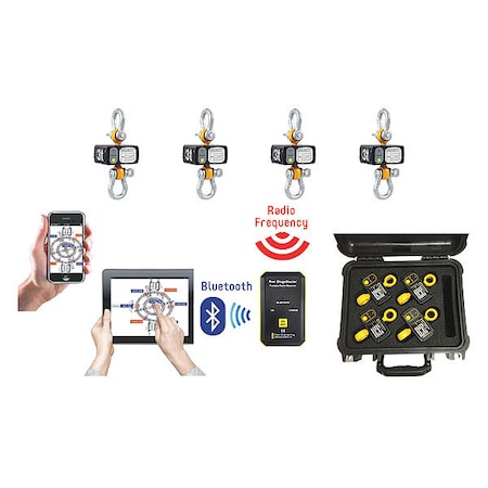 Multi Point Load Monitor, 4x10000 lb. MPN:RCM-STRTR-4-5T