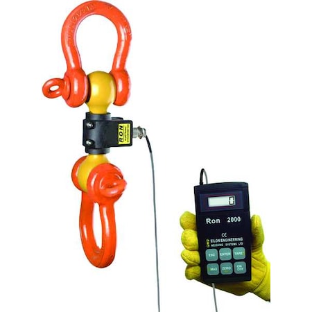 Crane Dynamometer, LCD, 40, 000 lb. Cap. MPN:RON 2000-S20CC