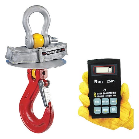 High Temperature Crane Scale, 10000 lb. MPN:RON 2501-H-05H