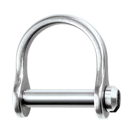 Shackle, Wide D, Slotted Pin, 1/8
