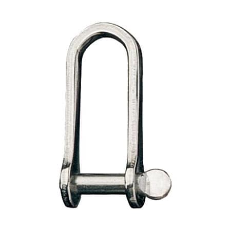 Shackle, Long D, Pin, 3/16