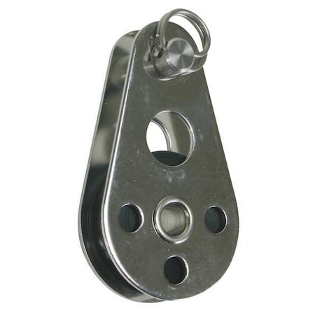 Wire Block, Wire Rope, 1/8 in Max Cable Size, 990 lb Max Load, Natural MPN:RF418C