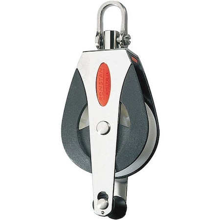 Pulley Block, Fibrous Rope, 1, 650 lb Max Load, Painted MPN:RF51110