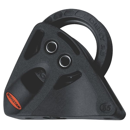 Pulley Block, Fibrous Rope, 1, 100 lb Max Load, Black Matte MPN:RF55171