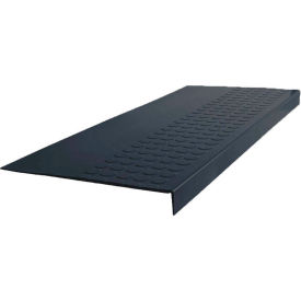 Rubber Raised Circular Stair Tread Square Nose 12.0625