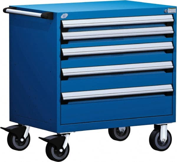Steel Tool Roller Cabinet: 5 Drawers MPN:R5BDD-3003-055