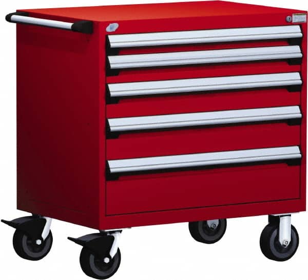 Steel Tool Roller Cabinet: 5 Drawers MPN:R5BDD-3003-081