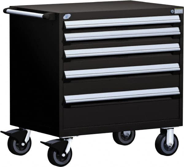 Steel Tool Roller Cabinet: 5 Drawers MPN:R5BDG-3003-091