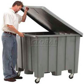 RMI Gaylord Pallet Container w/Lid & Casters 50