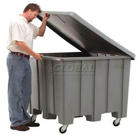 RMI Gaylord Pallet Container w/Lid & Caster 50