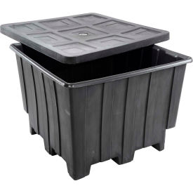 Romotech Plastic Gaylord Pallet Container w/ Lid 50