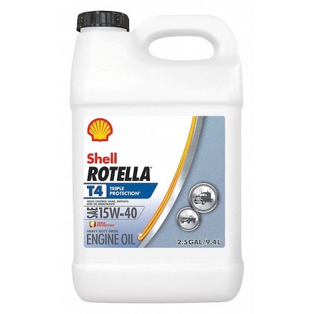 Motor Oil, Conventional, 15W-40, Bottle, 2.5 Gal. MPN:550045127