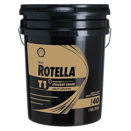 Diesel Engine Oil - Rotella T1, 5 Gal, 40W MPN:550054465