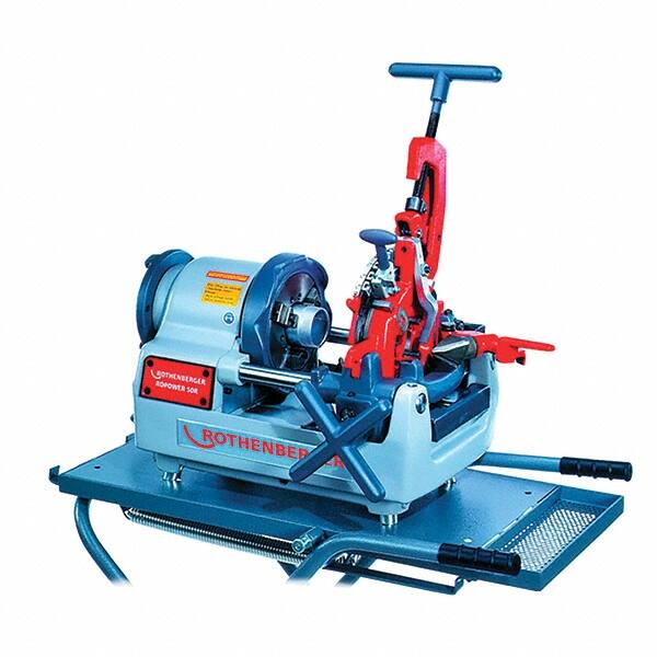 Pipe Threading Machines, Chuck Type: Cam Action Rear Chuck, Hammer-Type with Replaceable Inserts  MPN:63005