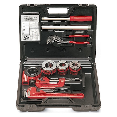 Manual Pipe Threaders, 1/2 in to 1 in, Rod: No Rod Bolt: No Bolt MPN:70614