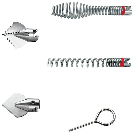 Drain Cleaning Set, 2 Augers, 2 Cutters MPN:72937