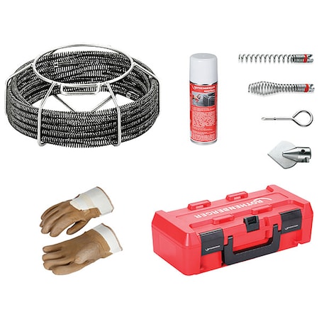 Drain Cleaning Set, 2 Augers, 1 Cutter MPN:72945X