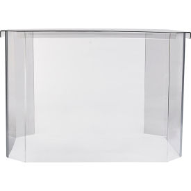 Bonar Plastics 3 Sided Acrylic Sneeze Guard for Polar Ice Tray Kiosk 34000044