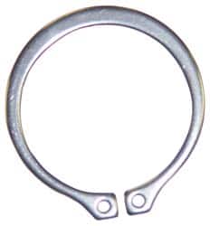 External Retaining Ring: 13.4 mm Groove Dia, 14 mm Shaft Dia, Spring Steel, Phosphate Finish MPN:DSH-14ST PD-OLD