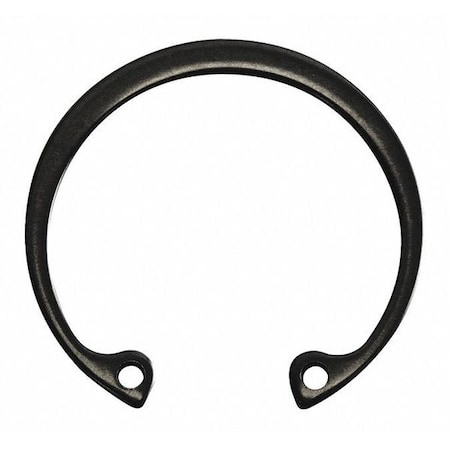 Internal Retaining Ring, Steel, Black Phosphate Finish, 4.331 in Bore Dia. MPN:HO-433
