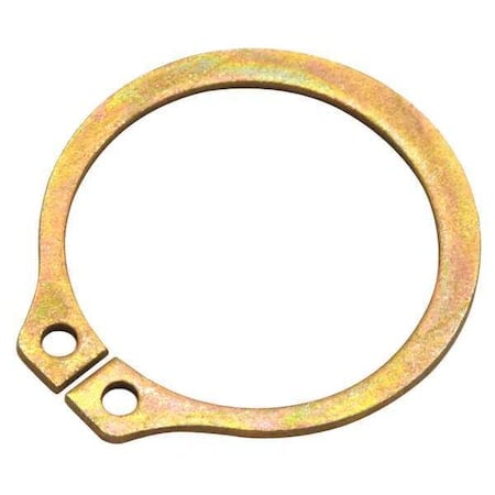 External Retaining Ring, Steel, Zinc Yellow Finish, 10 PK MPN:SH-243ST ZD