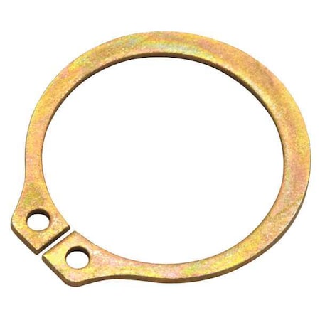 External Retaining Ring, Steel, Zinc Yellow Finish, 100 PK MPN:SH-75ST ZD