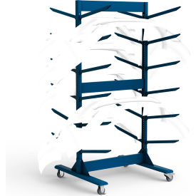 Rousseau Metal Freestanding Mobile Bumper Rack 6 Levels 45