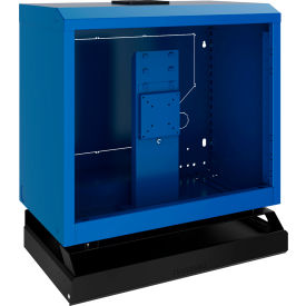Rousseau R5MCA-2452 Wall-Mounted Cabinet with Keyboard and Mouse Support Avalanche Blue R5MCA-2452-055