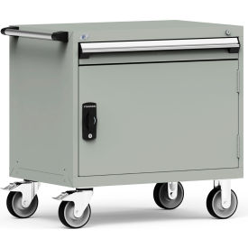 Rousseau Metal 1 Drawer Heavy-Duty Mobile Modular Drawer Cabinet - 36
