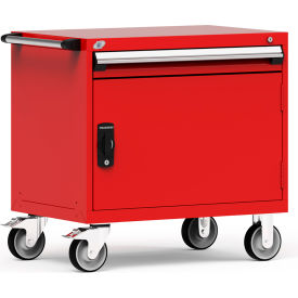 Rousseau Metal 1 Drawer Heavy-Duty Mobile Modular Drawer Cabinet - 36