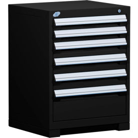 Rousseau Metal Heavy Duty Modular Drawer Cabinet 6 Drawer Bench High 24