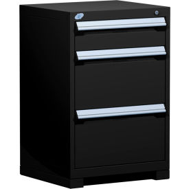 Rousseau Metal Heavy Duty Modular Drawer Cabinet 3 Drawer Counter High 24