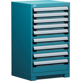Rousseau Metal Heavy Duty Modular Drawer Cabinet 9 Drawer Counter High 24